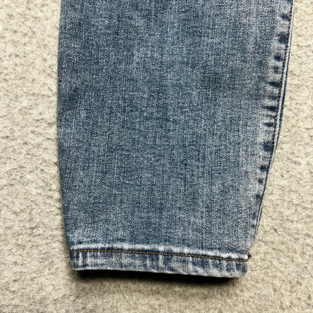 Lucky Brand Bridgette Crop Jeans Womens 10/30 Blue Cotton High Rise Button Fly - Picture 6 of 15